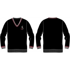 V-neck Sweater - Black